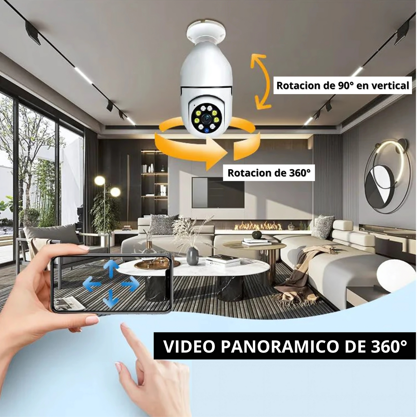 Foco Cámara 360 Grados