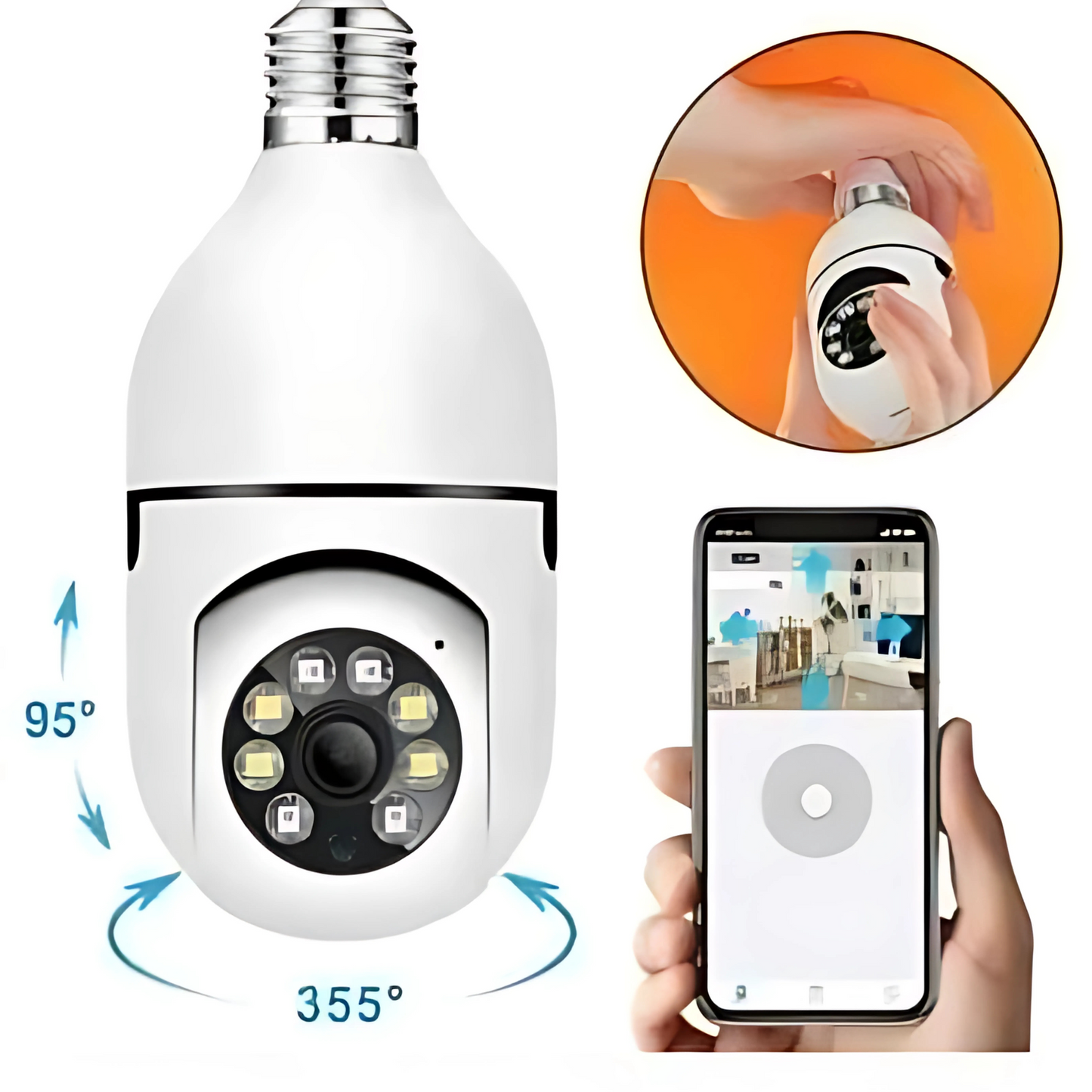 Foco Cámara 360 Grados